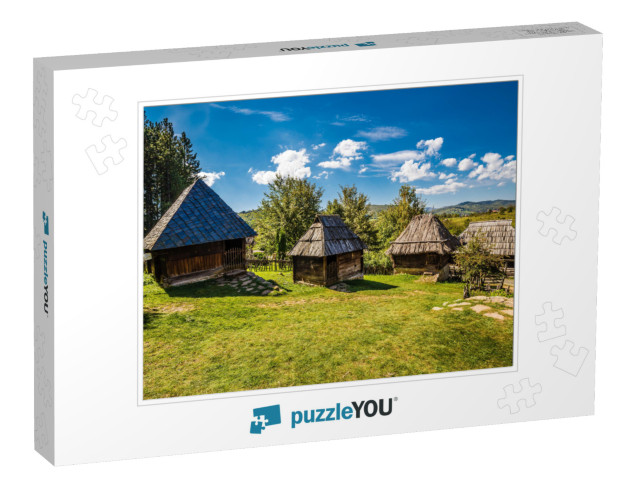 Ethno Village of Sirogojno - Zlatibor, Serbia, Europe... Jigsaw Puzzle