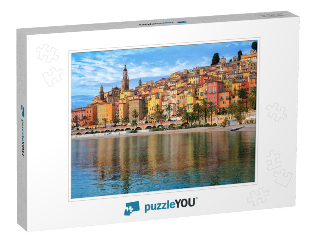 Colorful Houses & Sand Beach in the Historical Old Town M... Jigsaw Puzzle