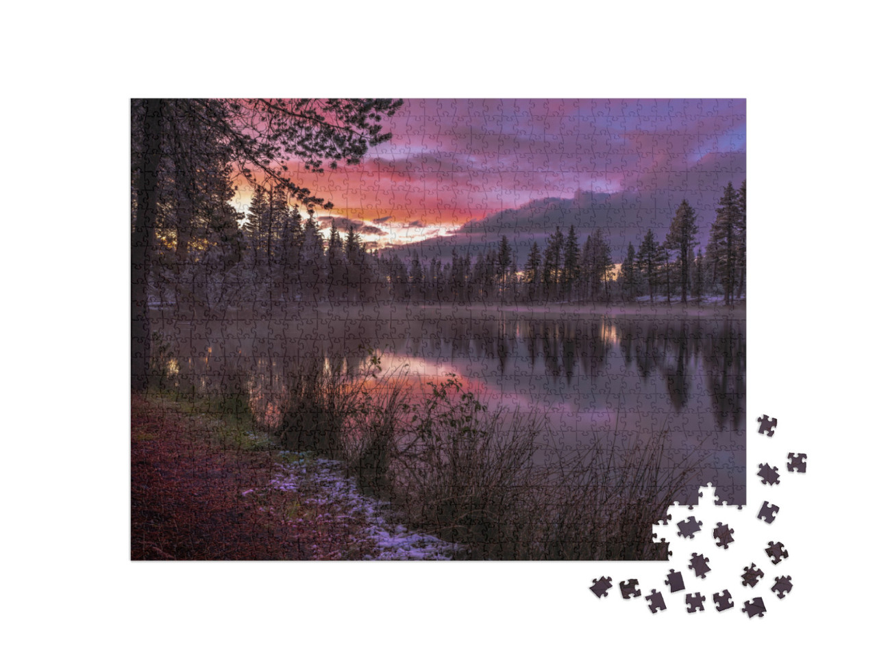 Lassen Volcanic National Park in California... Jigsaw Puzzle with 1000 pieces