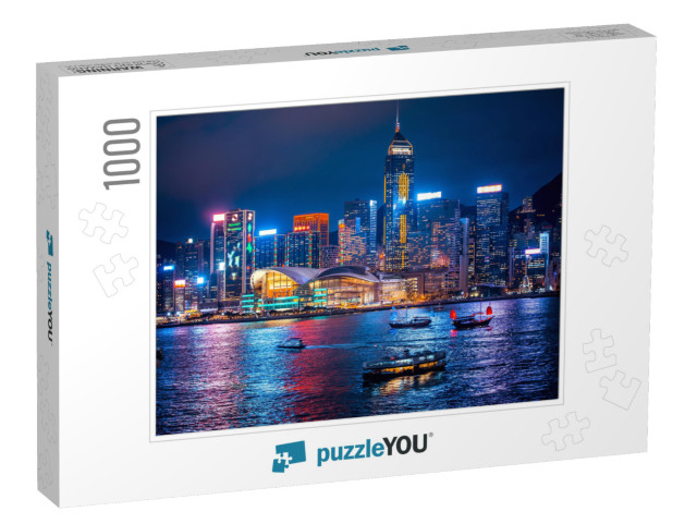 Hong Kong Night View... Jigsaw Puzzle with 1000 pieces