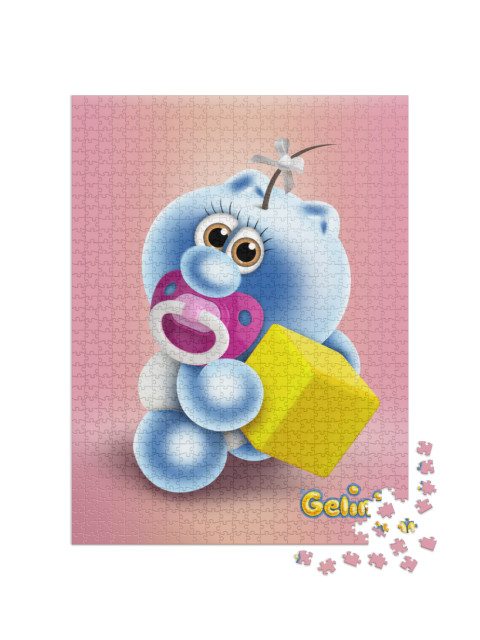 Gelini BABYBLUU Jigsaw Puzzle with 1000 pieces