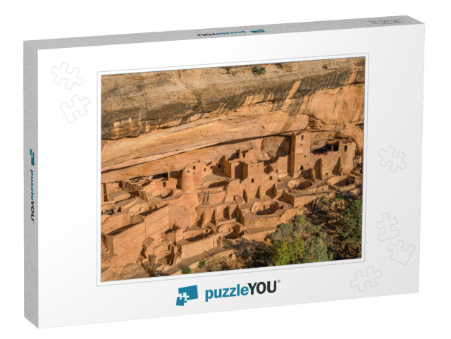 Cliff Palace At Mesa Verde National Park in Mesa Verde, C... Jigsaw Puzzle