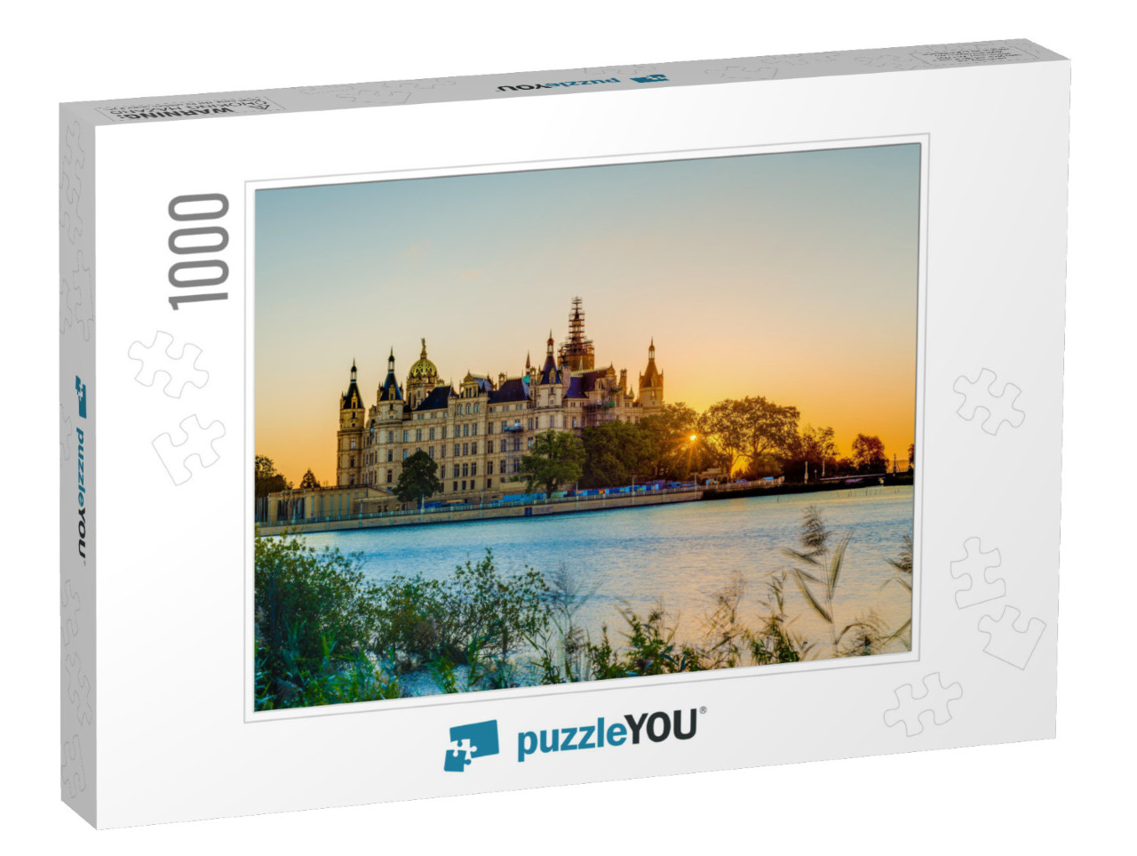 Schwerin Palace, or Schwerin Castle Schweriner Schloss, L... Jigsaw Puzzle with 1000 pieces