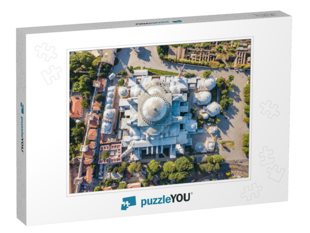 Hagia Sophia Museum in Istanbul. Top View... Jigsaw Puzzle