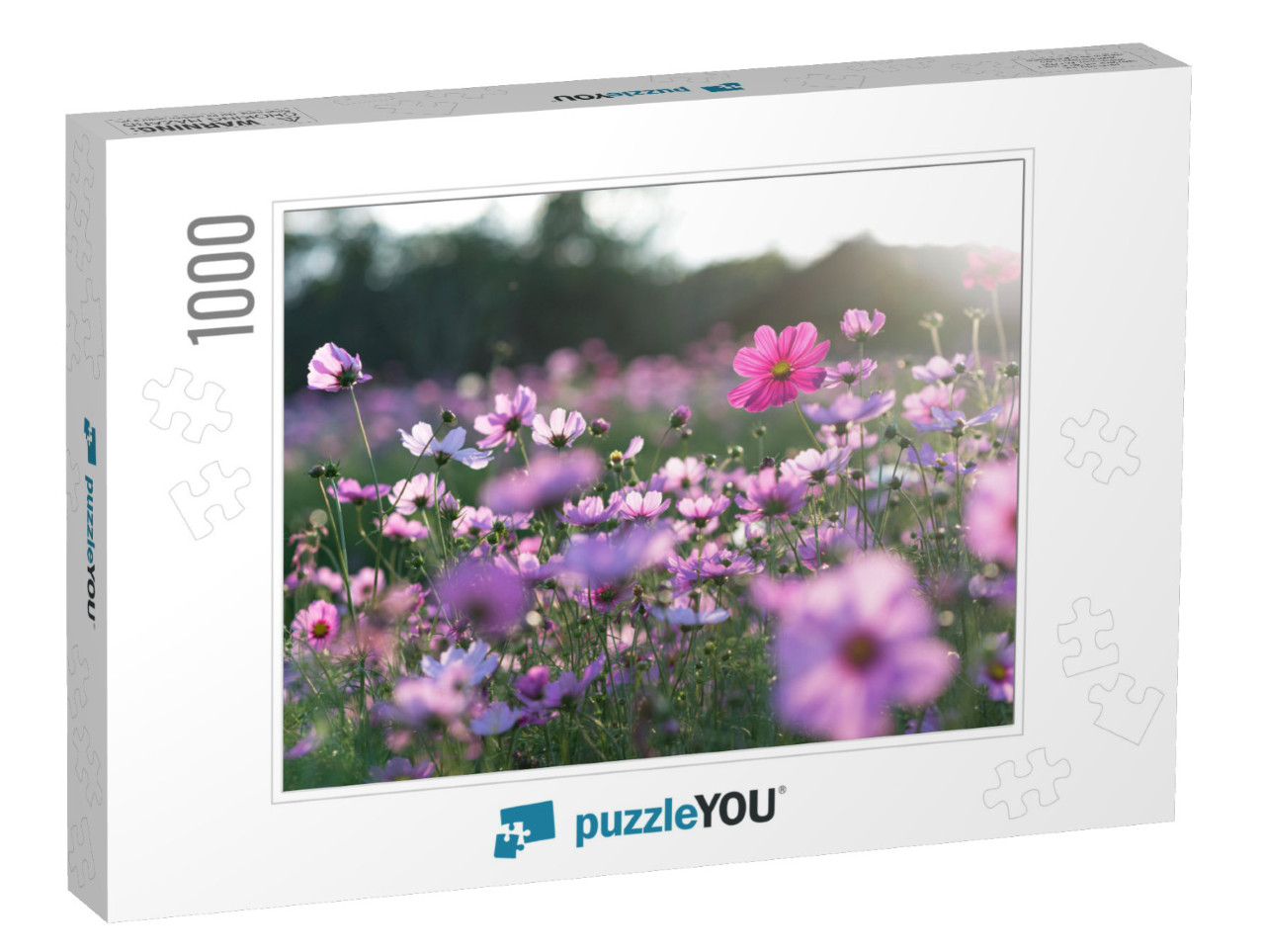 Field of Cosmos Flower... Jigsaw Puzzle with 1000 pieces