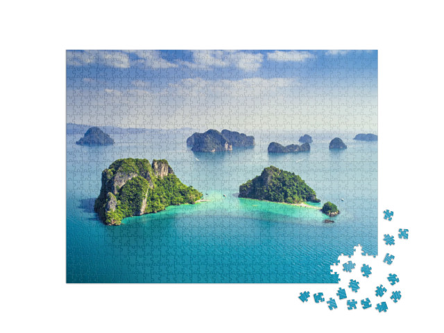 Surrounding Islands of Koh Yao Noi, Phuket, Thailand Gree... Jigsaw Puzzle with 1000 pieces