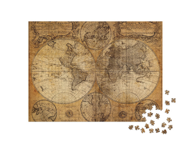 Old Map1746... Jigsaw Puzzle with 1000 pieces