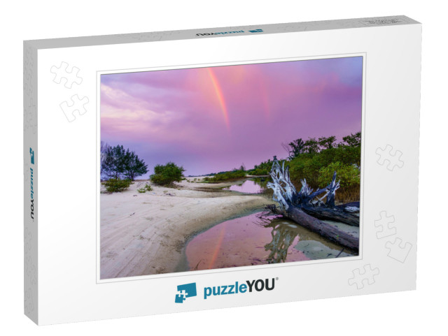 Dramatic Storm Sky Above Indian Ocean from Beaches of Moz... Jigsaw Puzzle