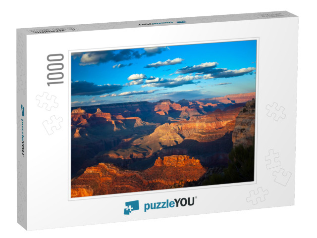 Grand Canyon At Sunset from Hopi Point... Jigsaw Puzzle with 1000 pieces