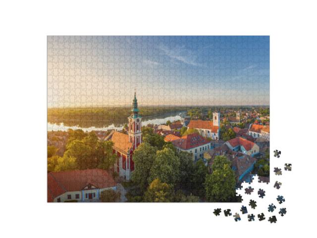 Belgrade Serbian Orthodox Cathedral. Szentendre City is a... Jigsaw Puzzle with 1000 pieces