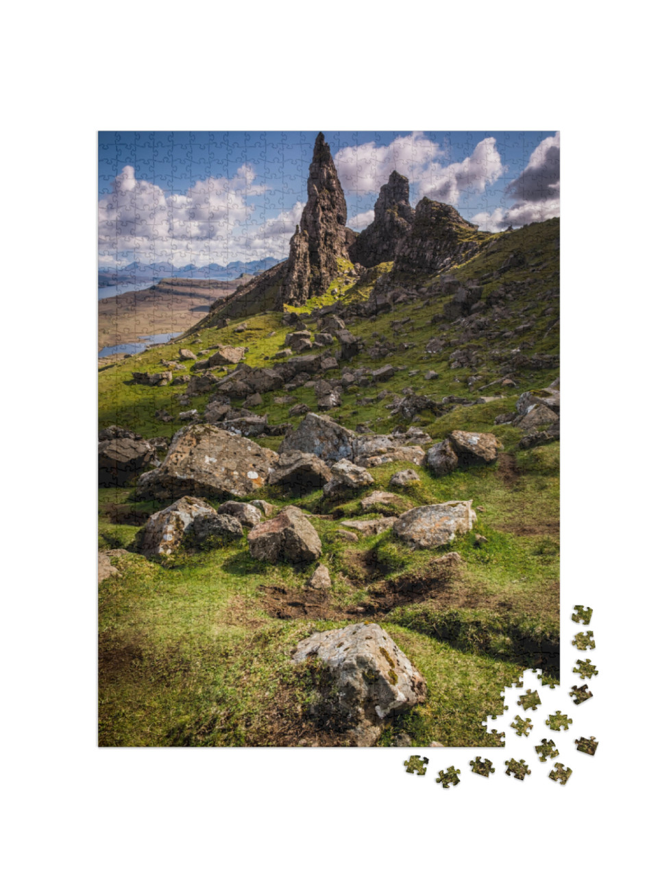 The Old Man of Storr, Isle of Skye, Scotland... Jigsaw Puzzle with 1000 pieces