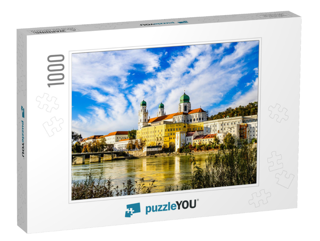 Old Town of the Famous Bavarian Village Passau... Jigsaw Puzzle with 1000 pieces