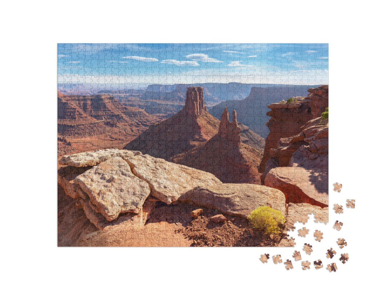 Marlboro Point Overlook At Canyonlands National Park... Jigsaw Puzzle with 1000 pieces