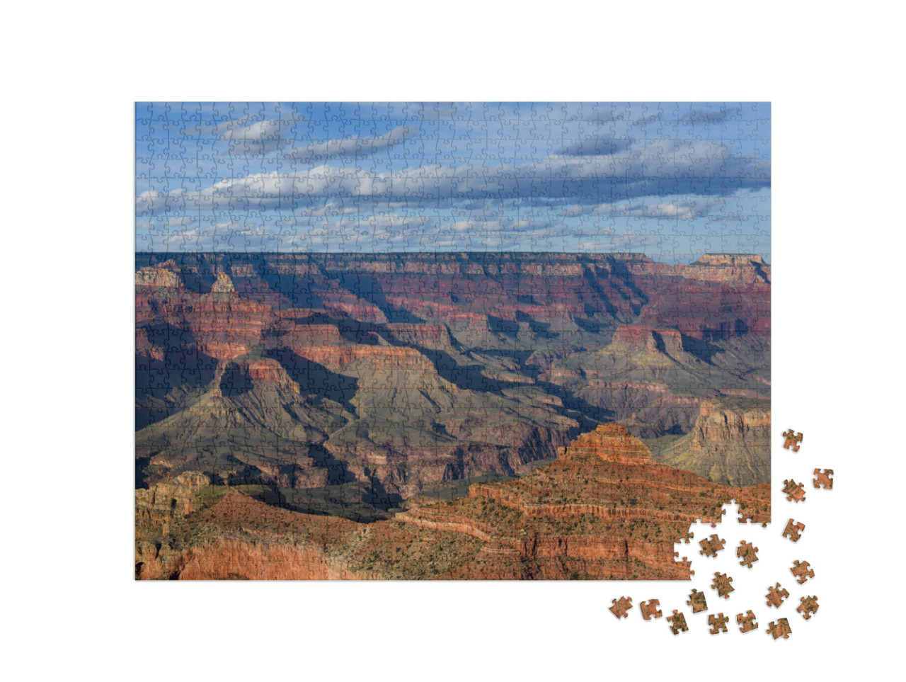 Grand Canyon South Rim Overview... Jigsaw Puzzle with 1000 pieces