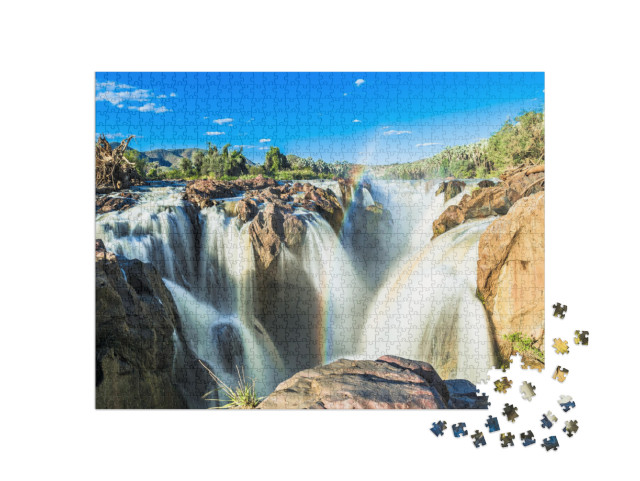 Epupa Falls in Namibia... Jigsaw Puzzle with 1000 pieces