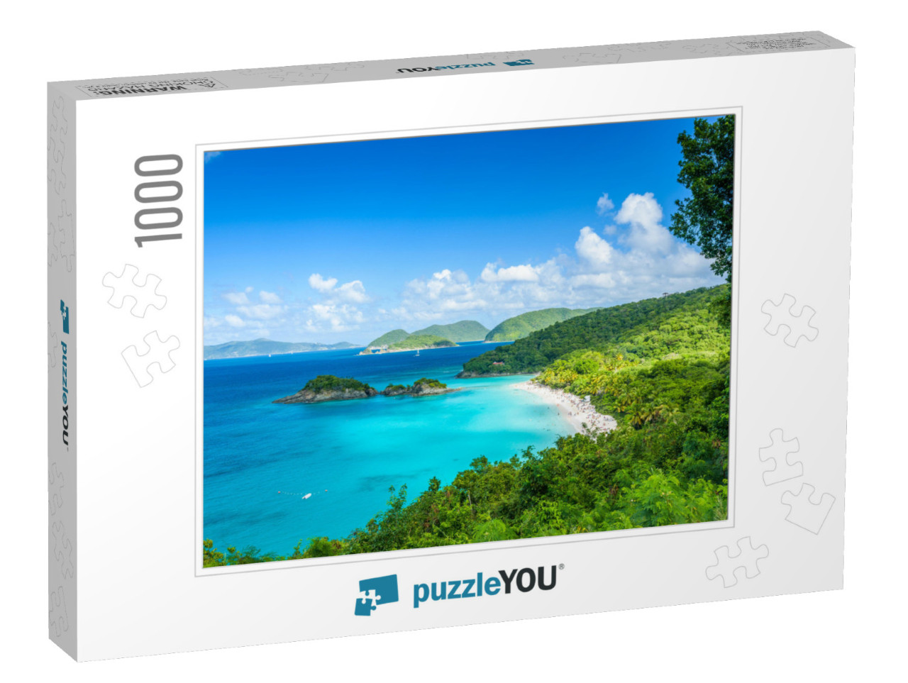 Trunk Bay, St John, United States Virgin Islands... Jigsaw Puzzle with 1000 pieces