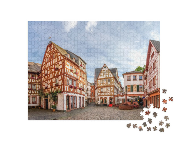 Mainz, Historical, Germany... Jigsaw Puzzle with 1000 pieces