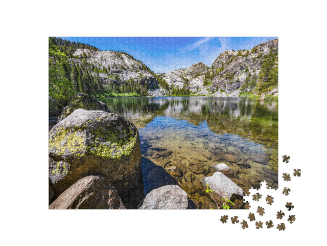 Photo of Eagle Lake in Lake Tahoe... Jigsaw Puzzle with 1000 pieces