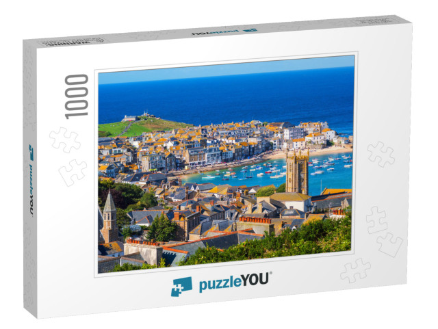 Picturesque St Ives, a Popular Seaside Town & Port in Cor... Jigsaw Puzzle with 1000 pieces