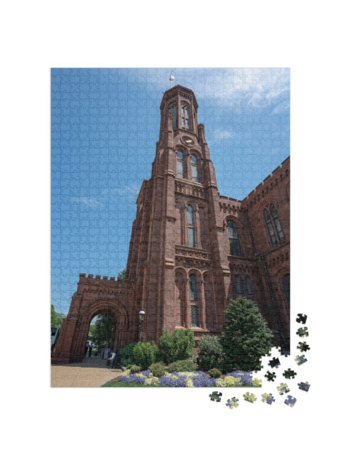 Smithsonian Castle Museum Usa... Jigsaw Puzzle with 1000 pieces