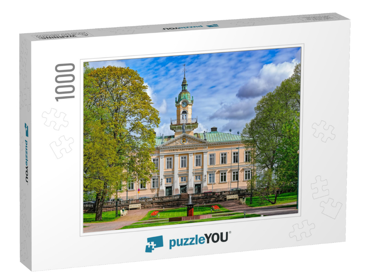 Raatihuoneenpuisto, the Town Hall Park with Neoclassical... Jigsaw Puzzle with 1000 pieces