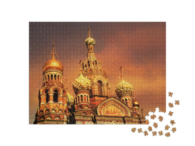 Church of the Savior on Spilled Blood or Cathedral of the... Jigsaw Puzzle with 1000 pieces