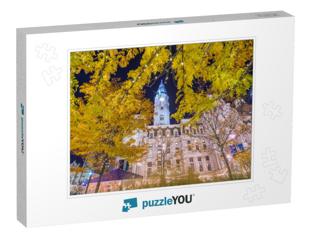 Philadelphia, Pennsylvania, USA At City Hall Tower During... Jigsaw Puzzle