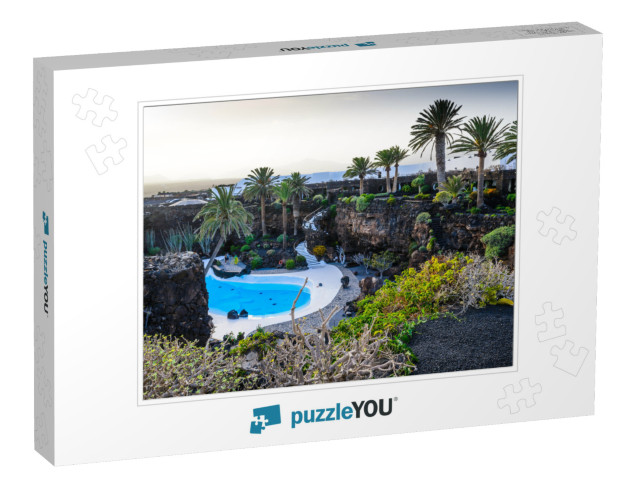 Jameos Del Agua. Lanzarote. Canary Islands. Spain... Jigsaw Puzzle