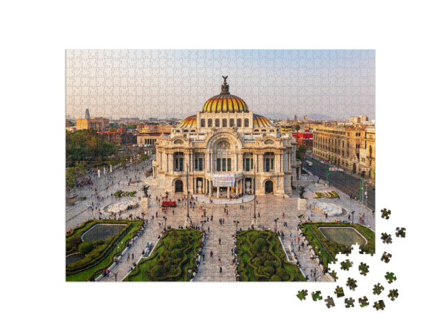 Palacio De Bellas Artes Mexico City... Jigsaw Puzzle with 1000 pieces