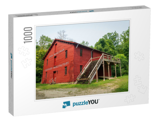 Historic Farm Buildings At Ohio's Only National Park, Cuy... Jigsaw Puzzle with 1000 pieces