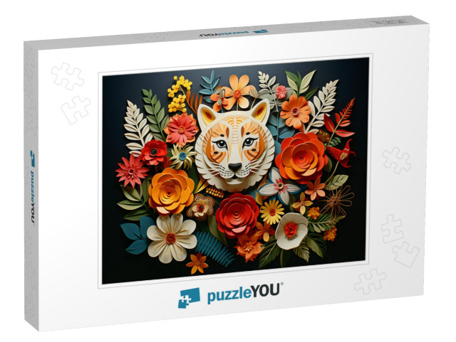 Tiger Bouquet Jigsaw Puzzle