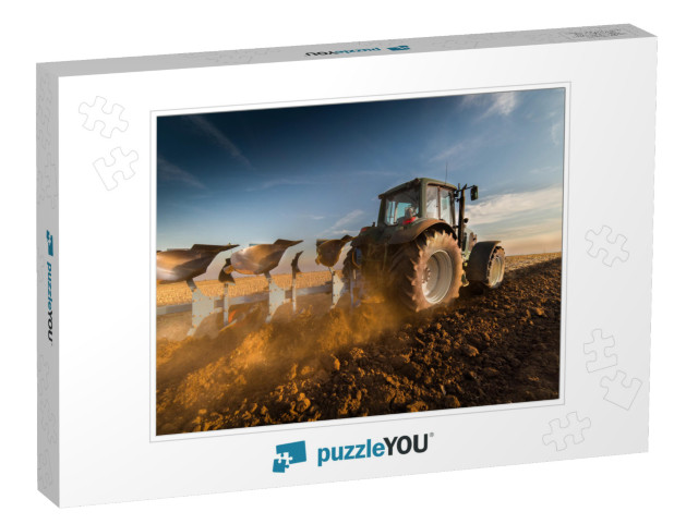 Tractor Plowing Fields -Preparing Land for Sowing... Jigsaw Puzzle