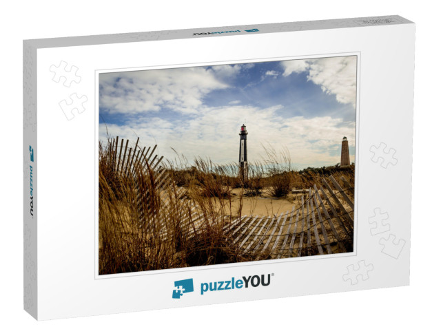 Cape Henry Lighthouses... Jigsaw Puzzle