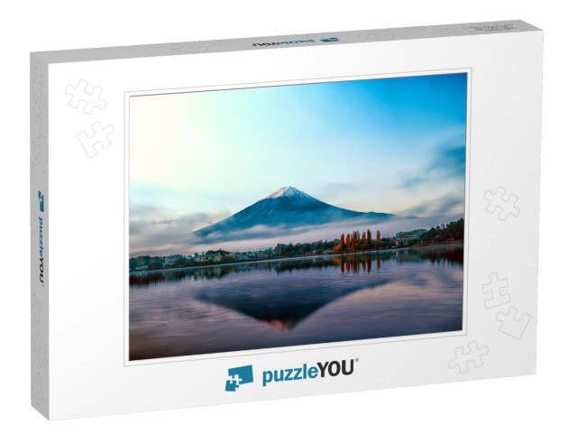 Mt Fuji in the Early Morning with Reflection on the Lake... Jigsaw Puzzle