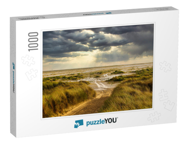 Dunes At the Beach of Amrum, Germany in Europe... Jigsaw Puzzle with 1000 pieces