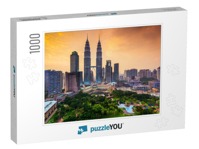 Kuala Lumpur, Malaysia Skyline... Jigsaw Puzzle with 1000 pieces