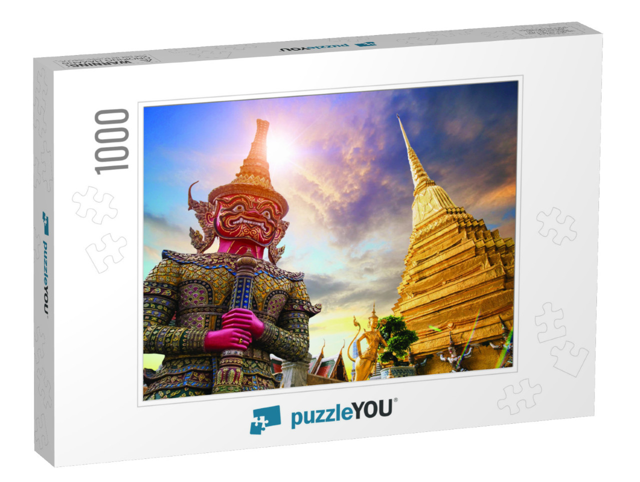 Wat Phra Kaew, Temple of the Emerald Buddha Wat Phra Kaew... Jigsaw Puzzle with 1000 pieces