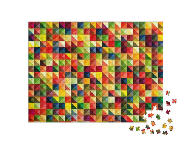 Colorful Abstract Pattern... Jigsaw Puzzle with 1000 pieces