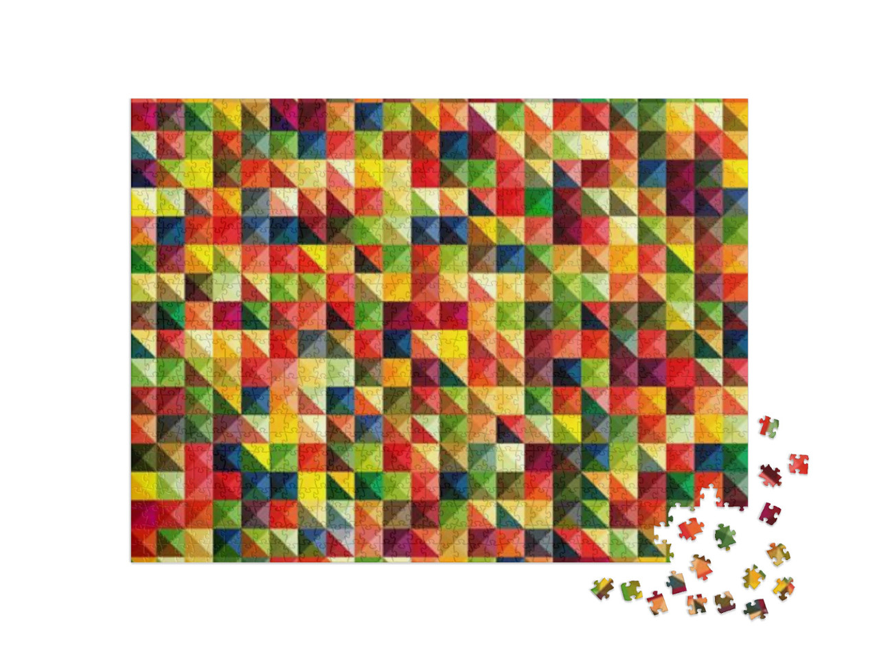 Colorful Abstract Pattern... Jigsaw Puzzle with 1000 pieces