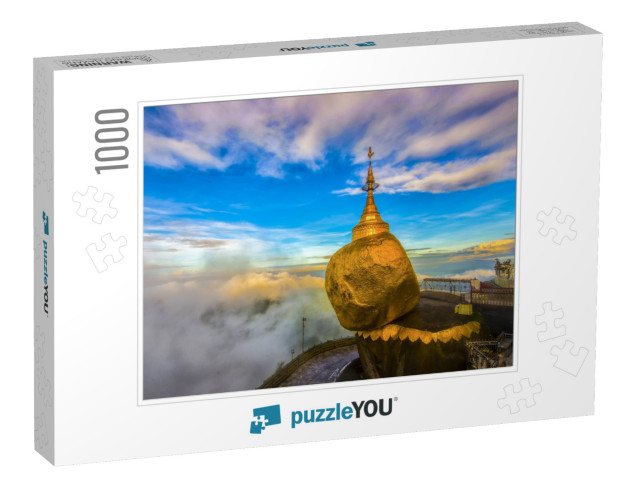 Kyaikhtiyo Pagoda, Golden Rock, Myanmar... Jigsaw Puzzle with 1000 pieces