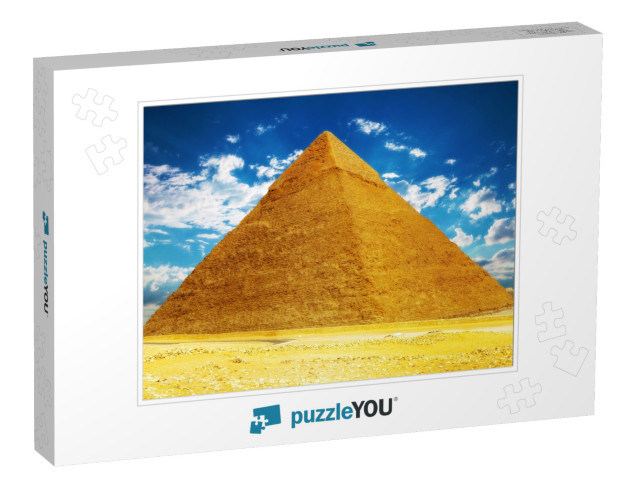 Great Pyramid, Located At Giza Egypt... Jigsaw Puzzle