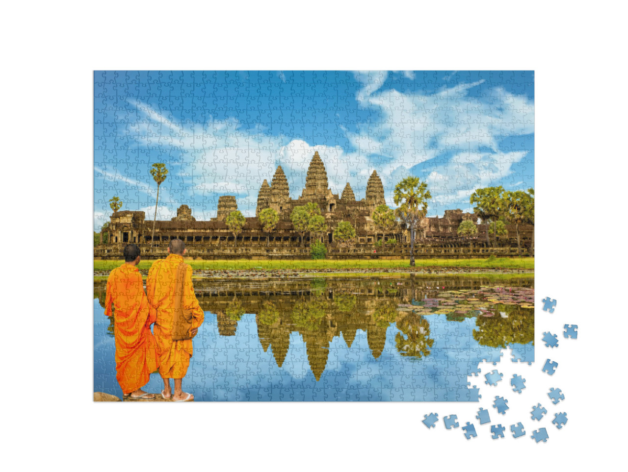 Angkor Wat is a Temple Complex in Cambodia & the Largest... Jigsaw Puzzle with 1000 pieces