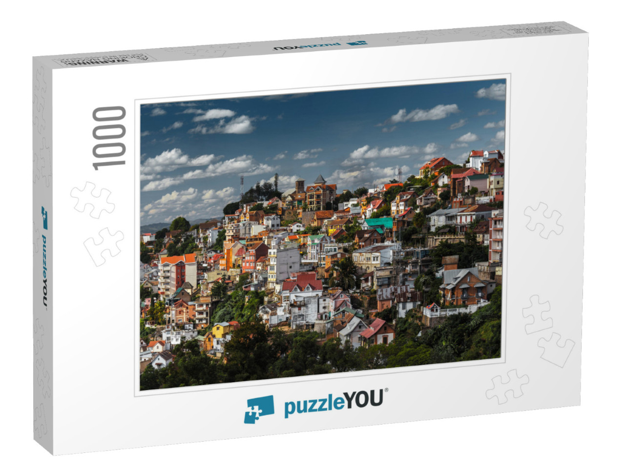 City of Antananarivo At Sunny Day. Madagascar... Jigsaw Puzzle with 1000 pieces