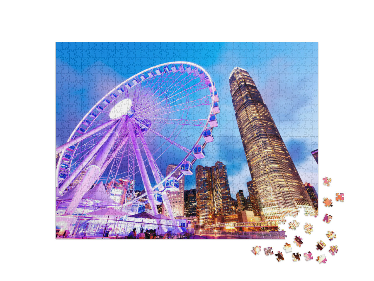 Hong Kong Observation Wheel... Jigsaw Puzzle with 1000 pieces