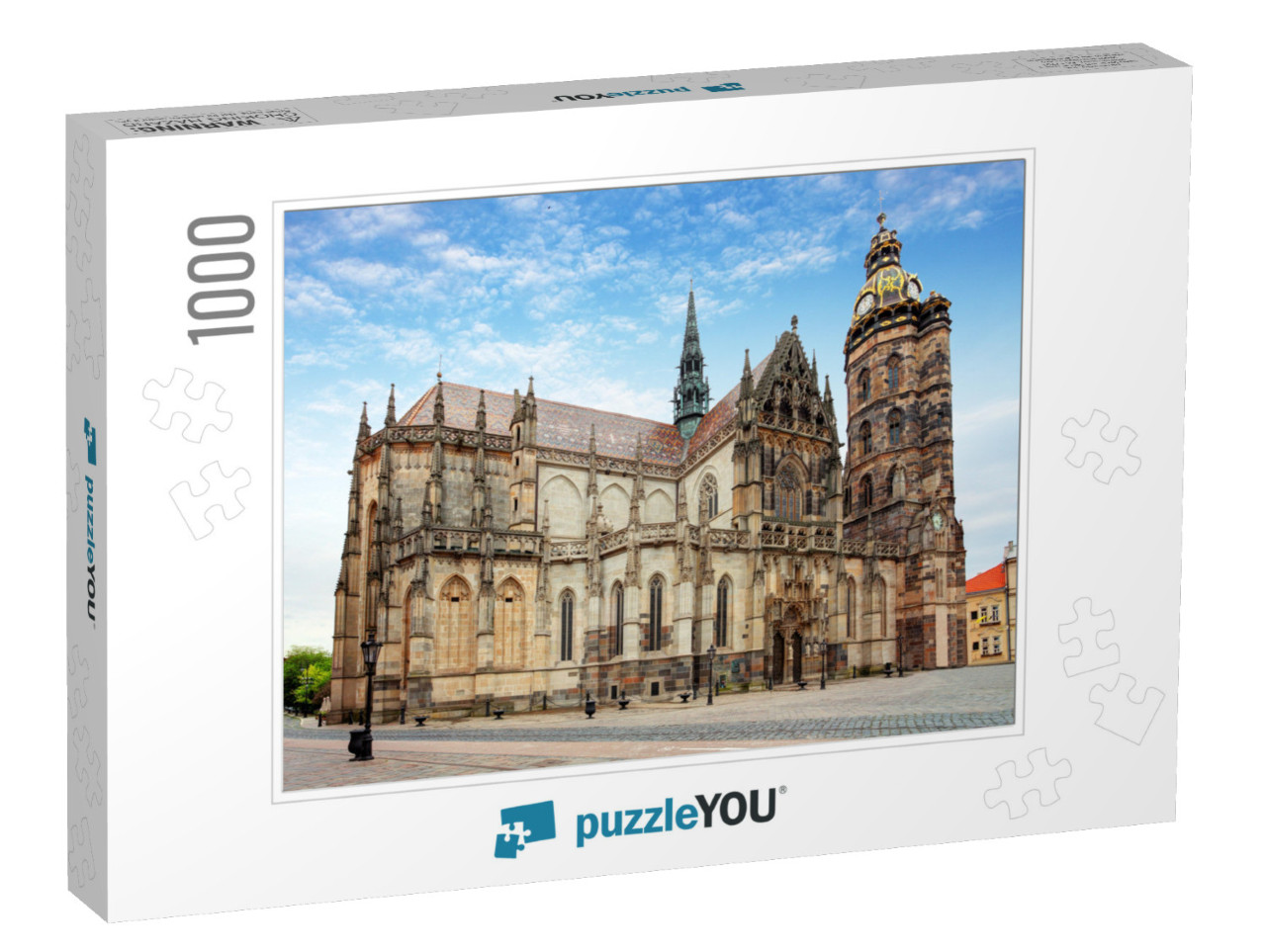 Kosice, Cathedral of St. Elizabeth, Slovakia... Jigsaw Puzzle with 1000 pieces