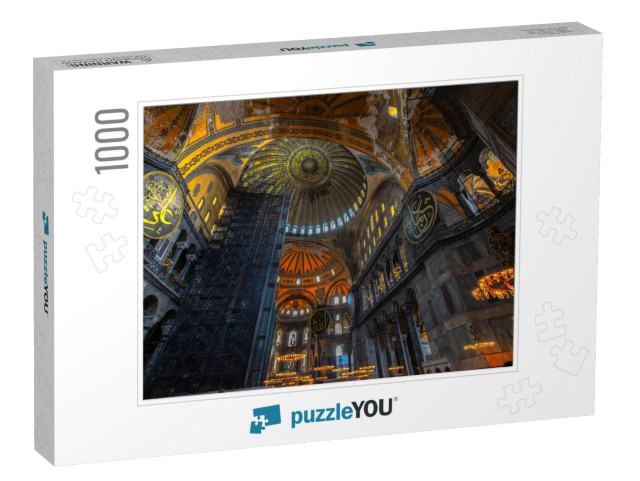 Hagia Sophia. Istanbul, Turkey... Jigsaw Puzzle with 1000 pieces