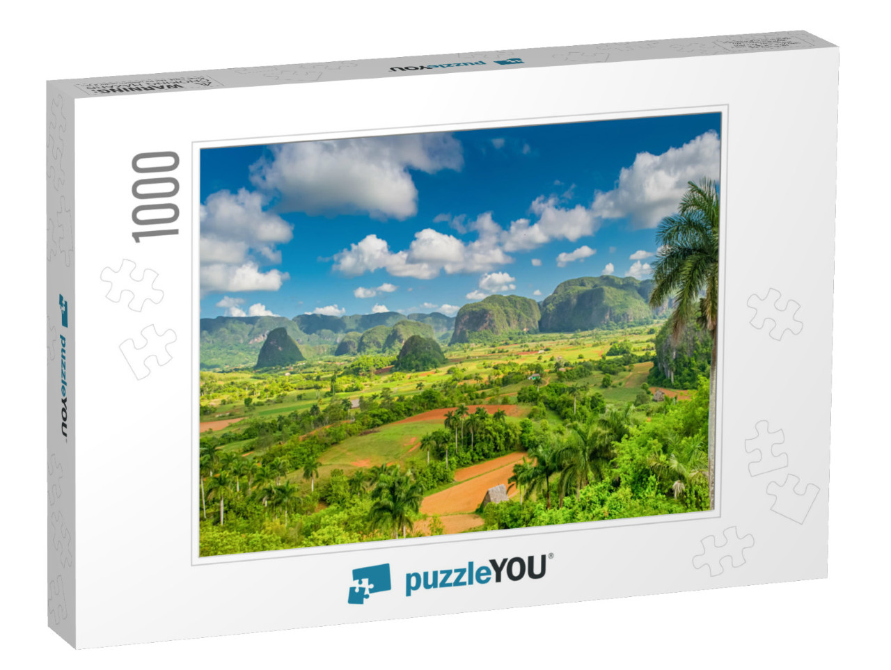 Panorama of Vinales Mountains, Cuba... Jigsaw Puzzle with 1000 pieces