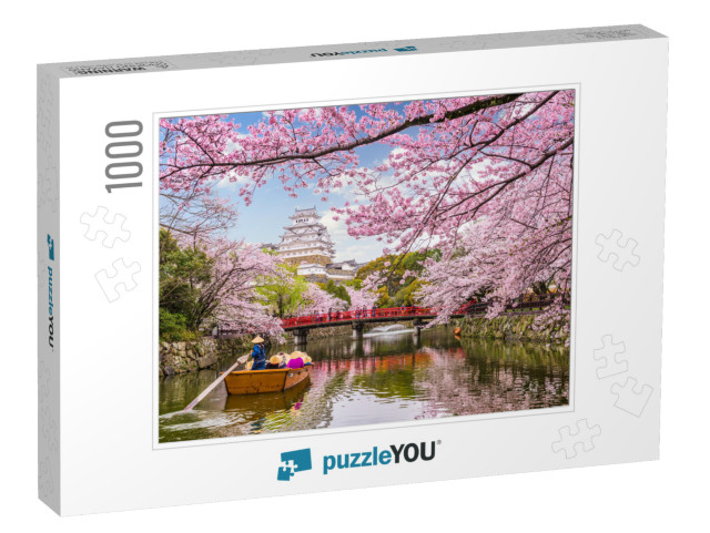 Himeji, Japan At Himeji Castle in Spring Season... Jigsaw Puzzle with 1000 pieces