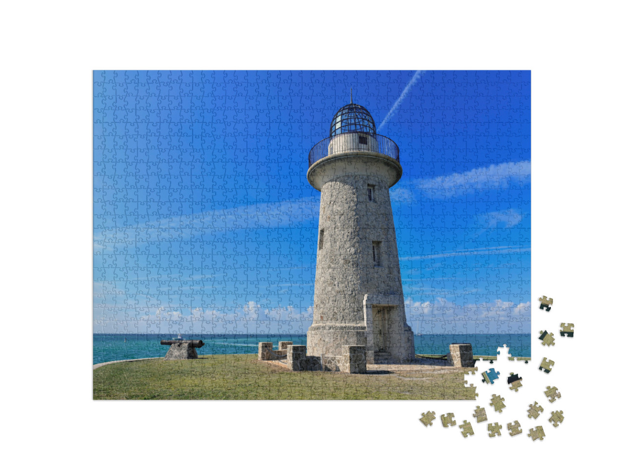 Lighthouse in Biscayne National Park, Florida... Jigsaw Puzzle with 1000 pieces