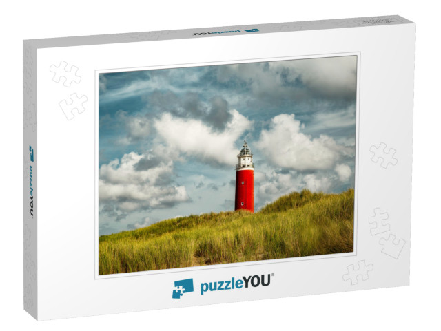 The Lighthouse of Texel Island, the Netherlands on a Beau... Jigsaw Puzzle